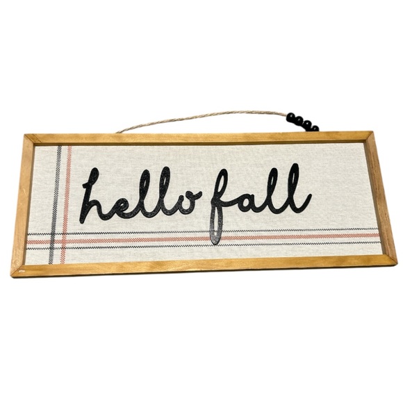 Set of 2 wooden Fall signs - Picture 2 of 3